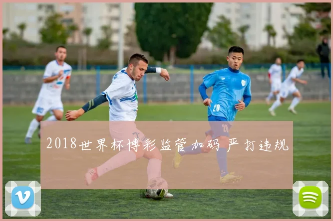 2018世界杯博彩监管加码 严打违规