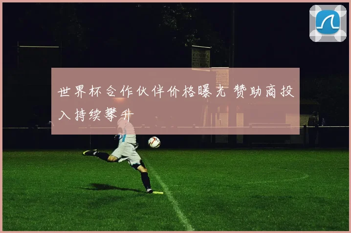 世界杯合作伙伴价格曝光 赞助商投入持续攀升